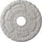 Ekena Millwork Kendall Train Station Medallion (Canopies up to 3 7/8"), 18 1/2"OD x 3 7/8"ID x 1"P, Ultra White CM18KDUWF - alternate 1